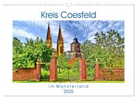 Kreis Coesfeld im Münsterland - Stadt Land Fluß (Wandkalender 2025 DIN A3 quer), CALVENDO Monatskalender