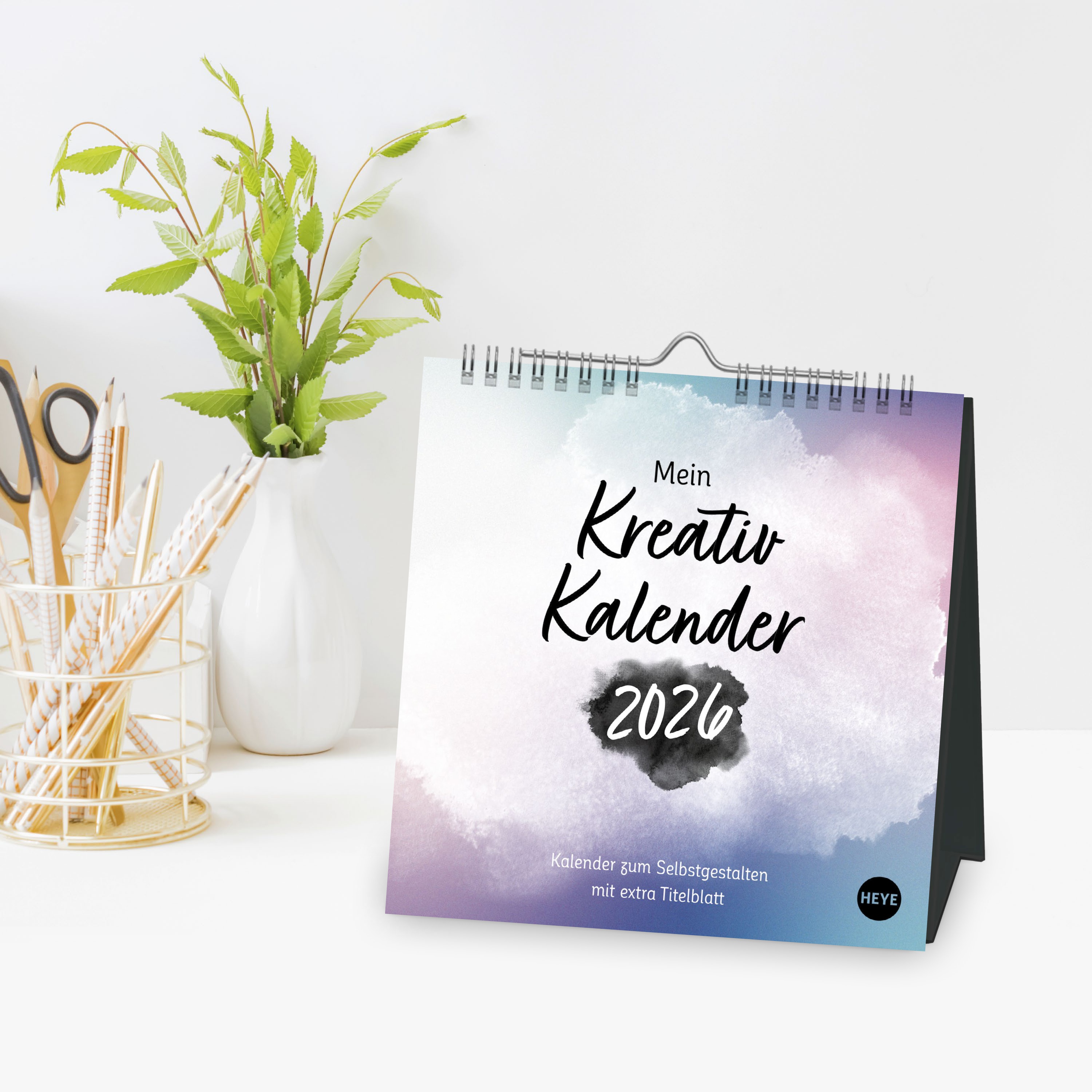 Kreativkalender zum Aufstellen Design 2026