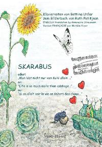 Vorderes Coverbild SKARABUS-Musiknoten zum Bilderbuch: SKARABUS oder "Man lebt nicht nur vom Kohl allein... "