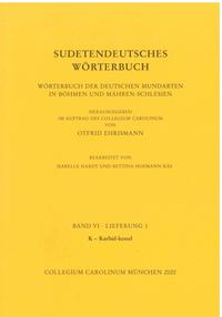 Sudetendeutsches Wörterbuch. Wörterbuch der deutschen Mundarten in Böhmen und Mähren-Schlesien