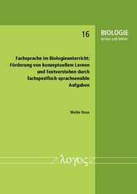 Fachsprache im Biologieunterricht: