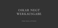 Oskar Negt | Werkausgabe