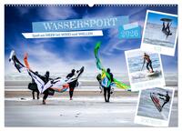 Wassersport - Spaß am Meer bei Wind und Wellen (Wandkalender 2026 DIN A2 quer), CALVENDO Monatskalender