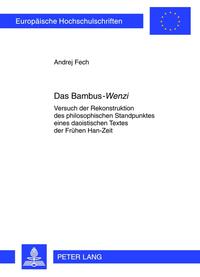 Vorderes Coverbild Das Bambus-«Wenzi»