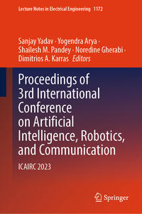 Proceedings of 3rd International Conference on Artificial Intelligence, Robotics, and Communication