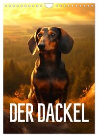 Der Dackel (Wandkalender 2025 DIN A4 hoch), CALVENDO Monatskalender