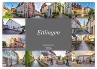Ettlingen Impressionen (Wandkalender 2026 DIN A4 quer), CALVENDO Monatskalender