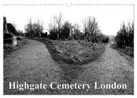 Highgate Cemetery London (Wandkalender 2025 DIN A3 quer), CALVENDO Monatskalender
