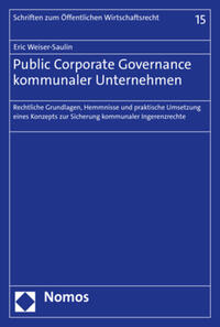 Public Corporate Governance kommunaler Unternehmen