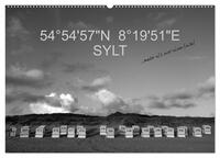 Vorderes Coverbild 54°54'57"N 8°19'51"E SYLT (Wandkalender 2025 DIN A2 quer), CALVENDO Monatskalender