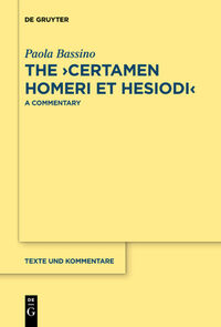 The ›Certamen Homeri et Hesiodi‹