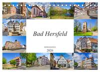 Bad Hersfeld Impressionen (Tischkalender 2026 DIN A5 quer), CALVENDO Monatskalender