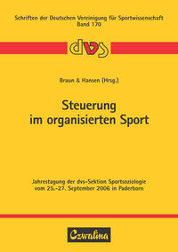 Vorderes Coverbild Steuerung im organisierten Sport