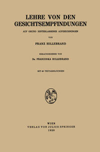 Lehre von den Gesichtsempfindungen