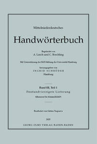 Mittelniederdeutsches Handwörterbuch