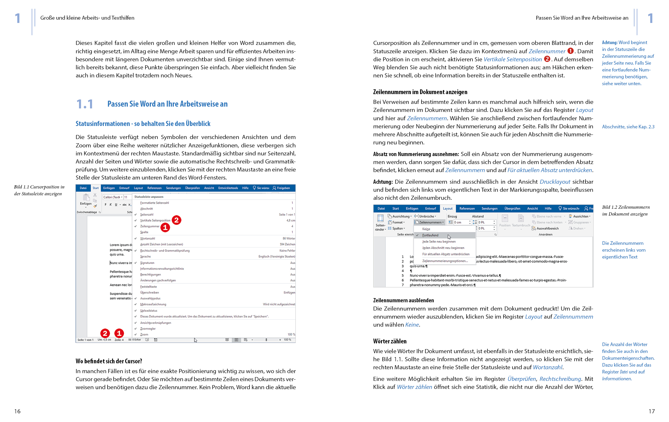 Beispielinhalt (Bild) Word 2019 - Stufe 2: Aufbauwissen
