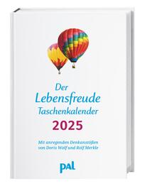 Vorderes Coverbild PAL - Der Lebensfreude Taschenkalender 2025