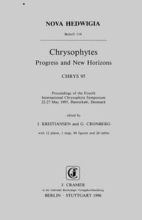 Chrysophytes. Progress and New Horizons. CHRYS 95