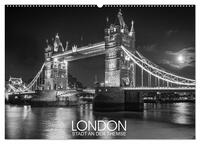 London Stadt an der Themse (Wandkalender 2026 DIN A2 quer), CALVENDO Monatskalender