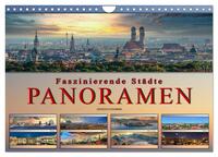 Faszinierende Städte, Panoramen (Wandkalender 2025 DIN A4 quer), CALVENDO Monatskalender
