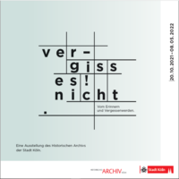 Vergiss es! Nicht. Vom Erinnern und Vergessenwerden