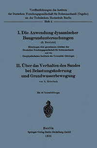 Die Anwendung dynamischer Baugrunduntersuchungen