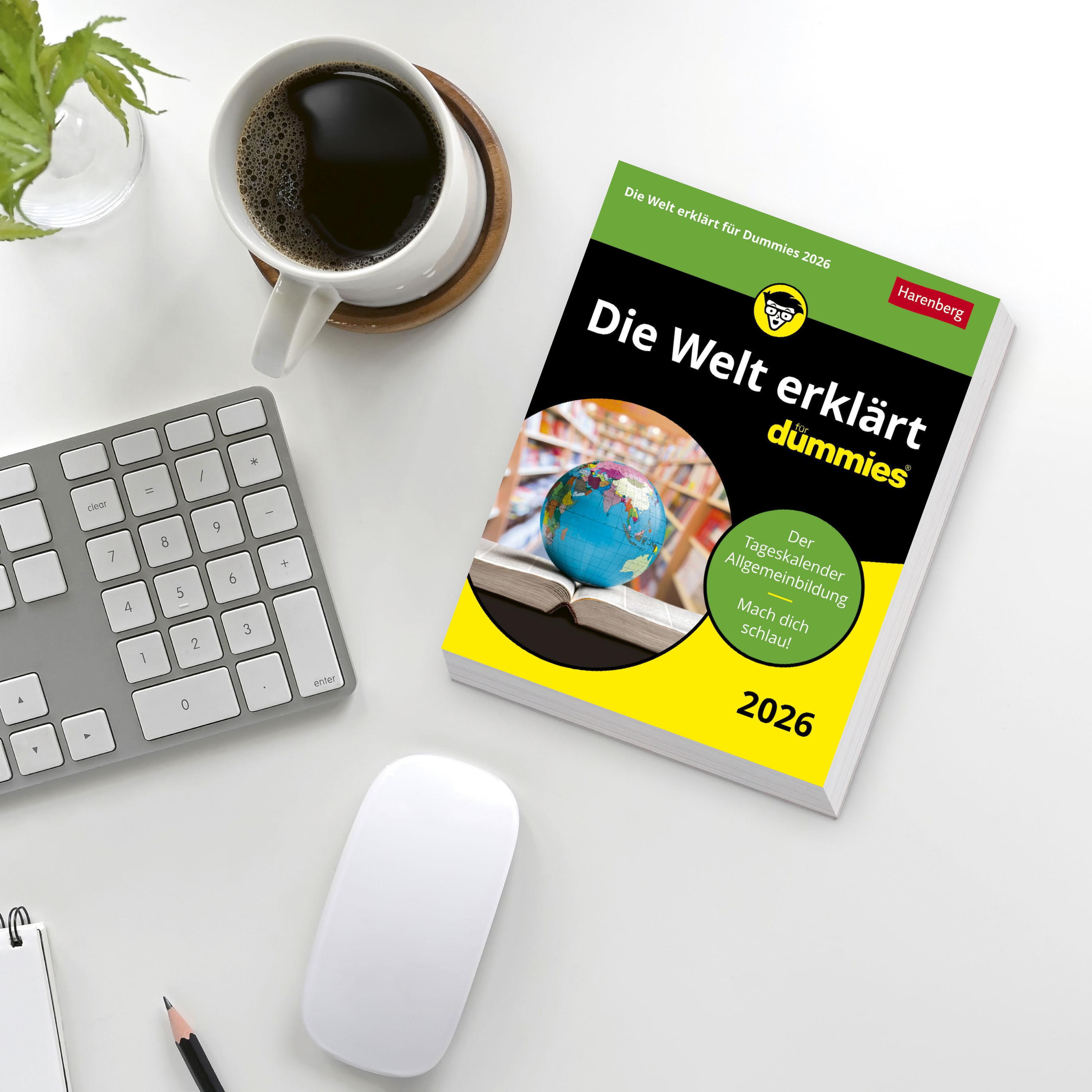 Die Welt erklärt für Dummies Tagesabreißkalender 2026