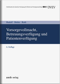 Vorderes Coverbild Vorsorgevollmacht, Betreuungsverfügung und Patientenverfügung