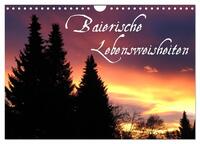 Baierische Lebensweisheiten (Wandkalender 2025 DIN A4 quer), CALVENDO Monatskalender