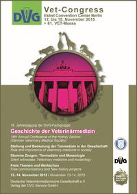 18. Jahrestagung der DVG-Fachgruppe "Geschichte der Veterinärmedizin"