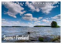 Suomi – Finnland (Tischkalender 2025 DIN A5 quer), CALVENDO Monatskalender
