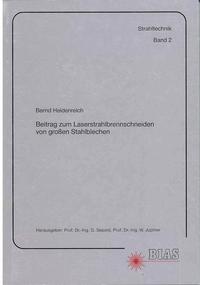Beitrag zum Laserbrennschneiden von grossen Stahlblechen