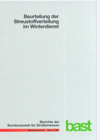 Beurteilung der Streustoffverteilung im Winterdienst