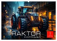 Traktor Fantasien (Wandkalender 2026 DIN A2 quer), CALVENDO Monatskalender