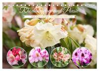 Rhododendren und Poesie (Tischkalender 2025 DIN A5 quer), CALVENDO Monatskalender