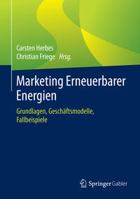 Vorderes Coverbild Marketing Erneuerbarer Energien