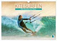 Kitesurfen: Mit Drachen am Meer (Wandkalender 2026 DIN A3 quer), CALVENDO Monatskalender
