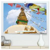 Nepal Eine Reise durch ein faszinierendes Land (hochwertiger Premium Wandkalender 2026 DIN A2 quer), Kunstdruck in Hochglanz