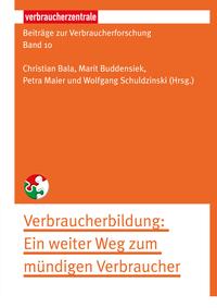 Vorderes Coverbild Beiträge zur Verbraucherforschung Band 10 Verbraucherbildung
