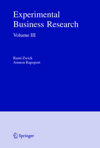 Experimental Business Research