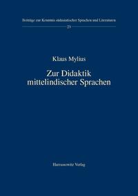 Zur Didaktik mittelindischer Sprachen