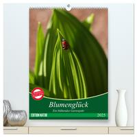 Blumenglück. Ein blühendes Gartenjahr (hochwertiger Premium Wandkalender 2025 DIN A2 hoch), Kunstdruck in Hochglanz