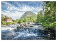 Aufregendes Norwegen (Tischkalender 2025 DIN A5 quer), CALVENDO Monatskalender