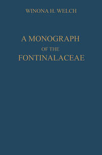 Vorderes Coverbild A Monograph of the Fontinalaceae