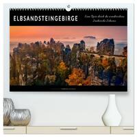 Vorderes Coverbild Elbsandsteingebirge - eine Reise durch die wunderschöne Sächsische Schweiz (hochwertiger Premium Wandkalender 2026 DIN A2 quer), Kunstdruck in Hochglanz