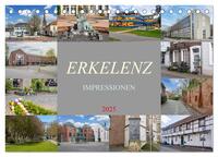 Erkelenz Impressionen (Tischkalender 2025 DIN A5 quer), CALVENDO Monatskalender
