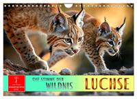Luchse - die Stimme der Wildnis (Wandkalender 2026 DIN A4 quer), CALVENDO Monatskalender