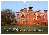 INDIEN - bunt und geheimnisvoll (Wandkalender 2026 DIN A4 quer), CALVENDO Monatskalender