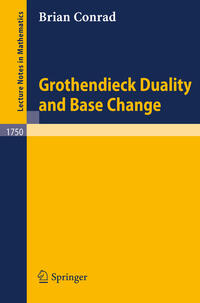 Vorderes Coverbild Grothendieck Duality and Base Change