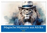 Magische Momente aus Afrika (Wandkalender 2026 DIN A4 quer), CALVENDO Monatskalender